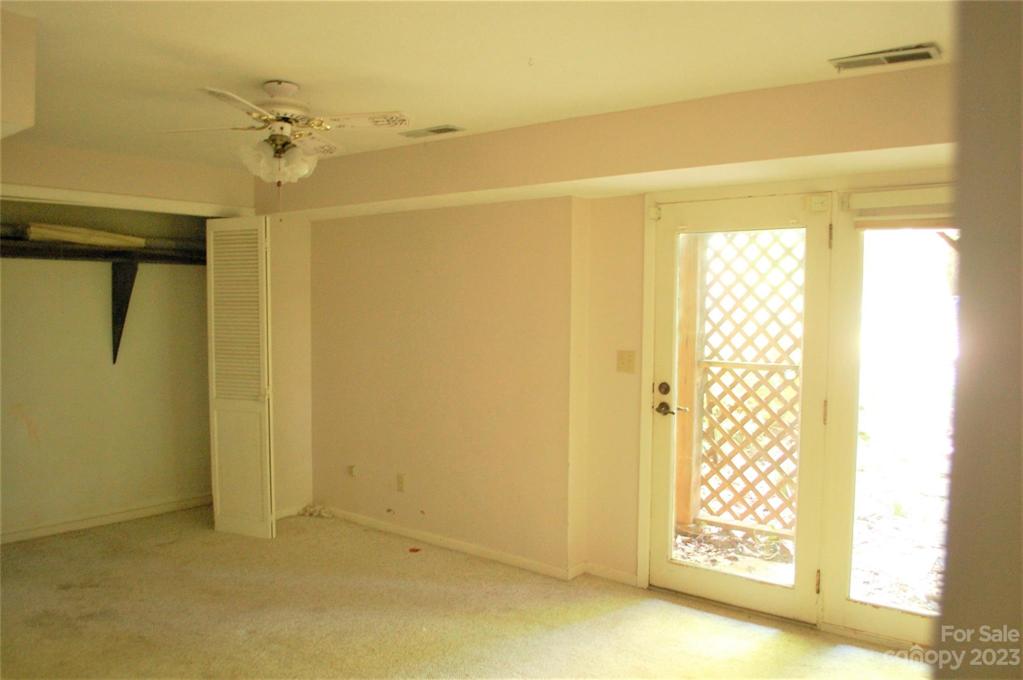 Bedroom in the basement