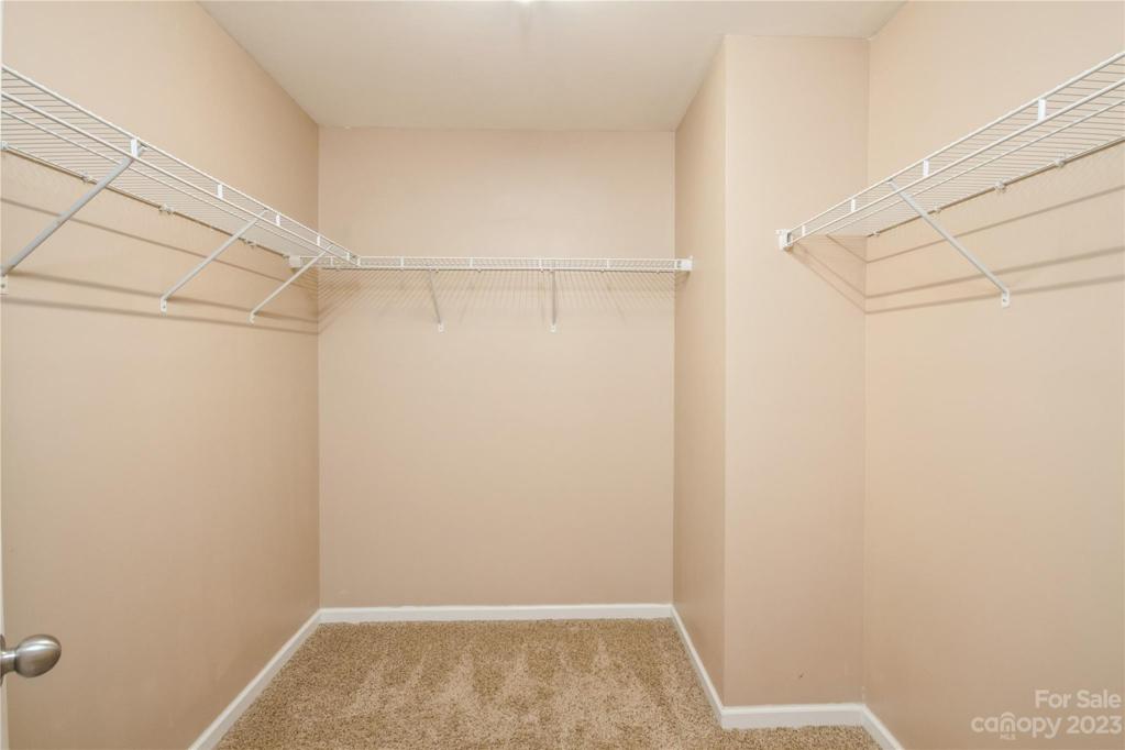 Primary walk-in closet