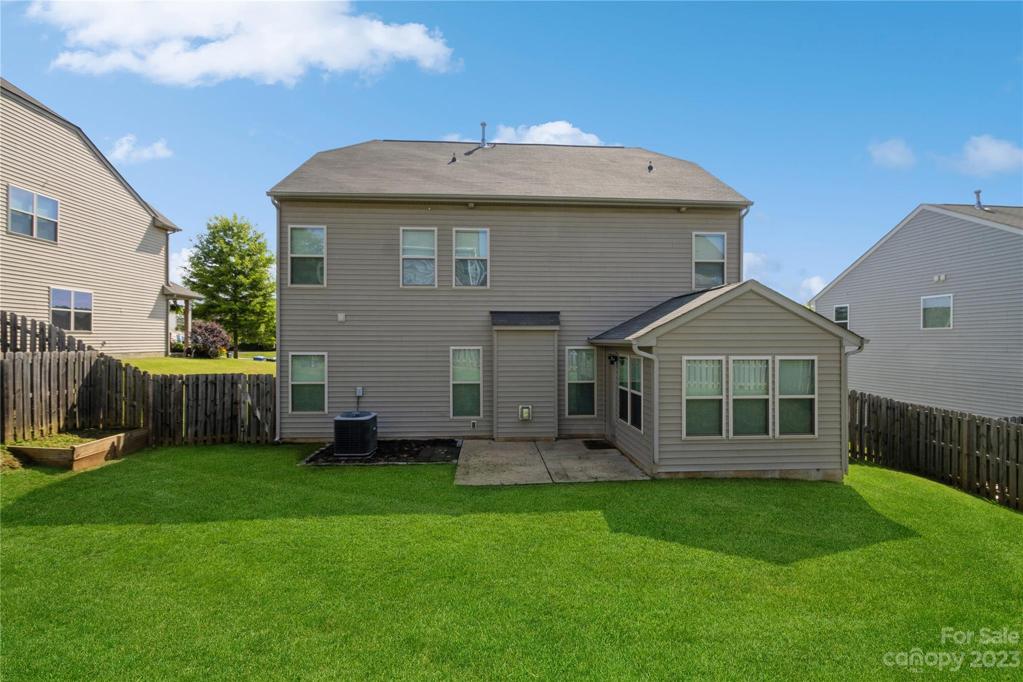 Backyard with patio