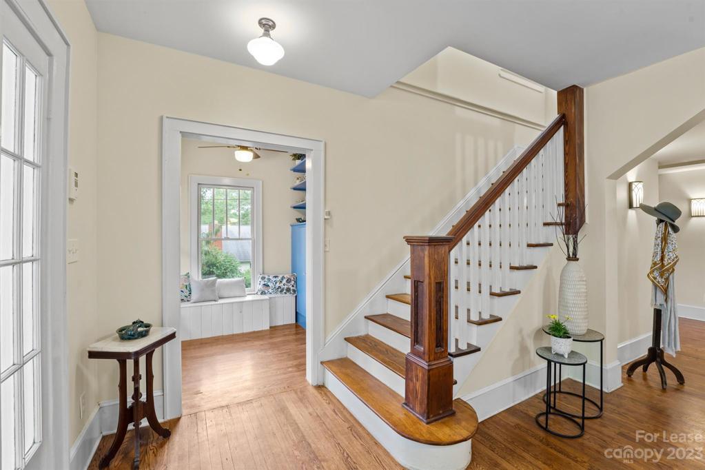 Stairs drop at front door