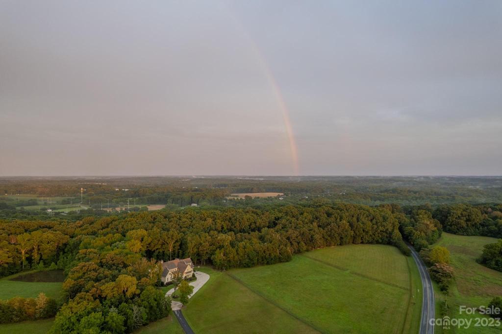 Aerial view of property