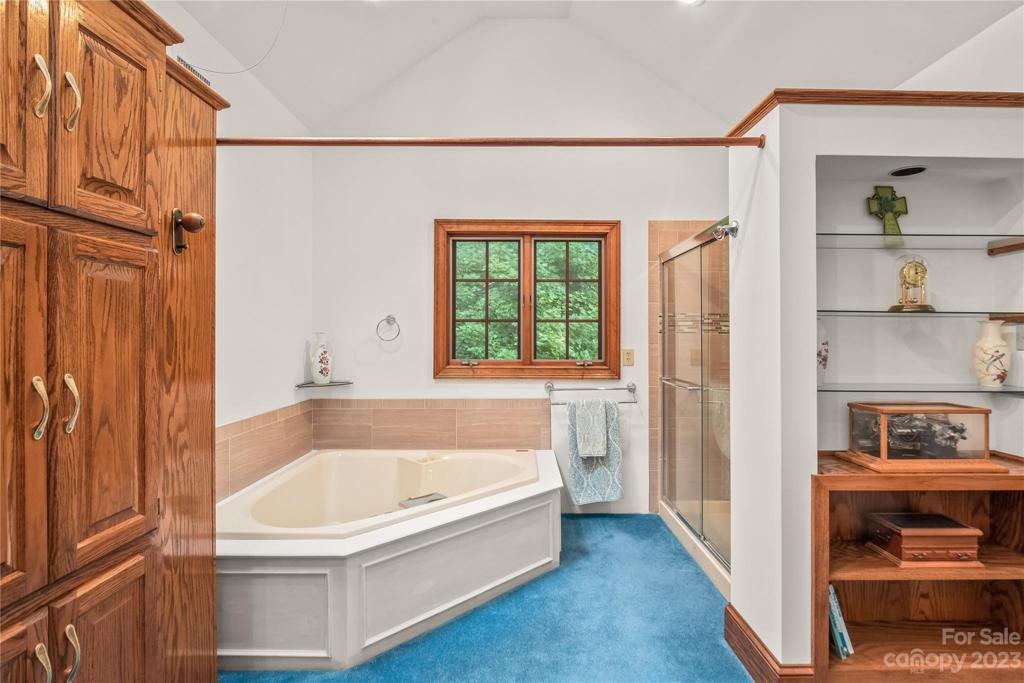 Garden tub and newer shower
