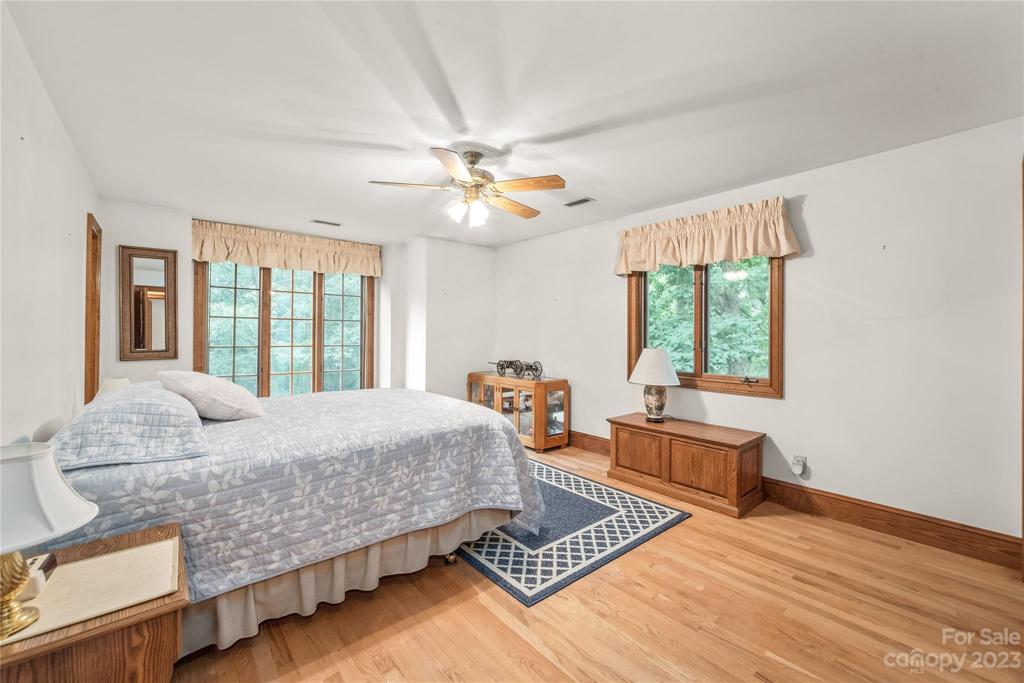 Fourth bedroom with indoor balcony overlook