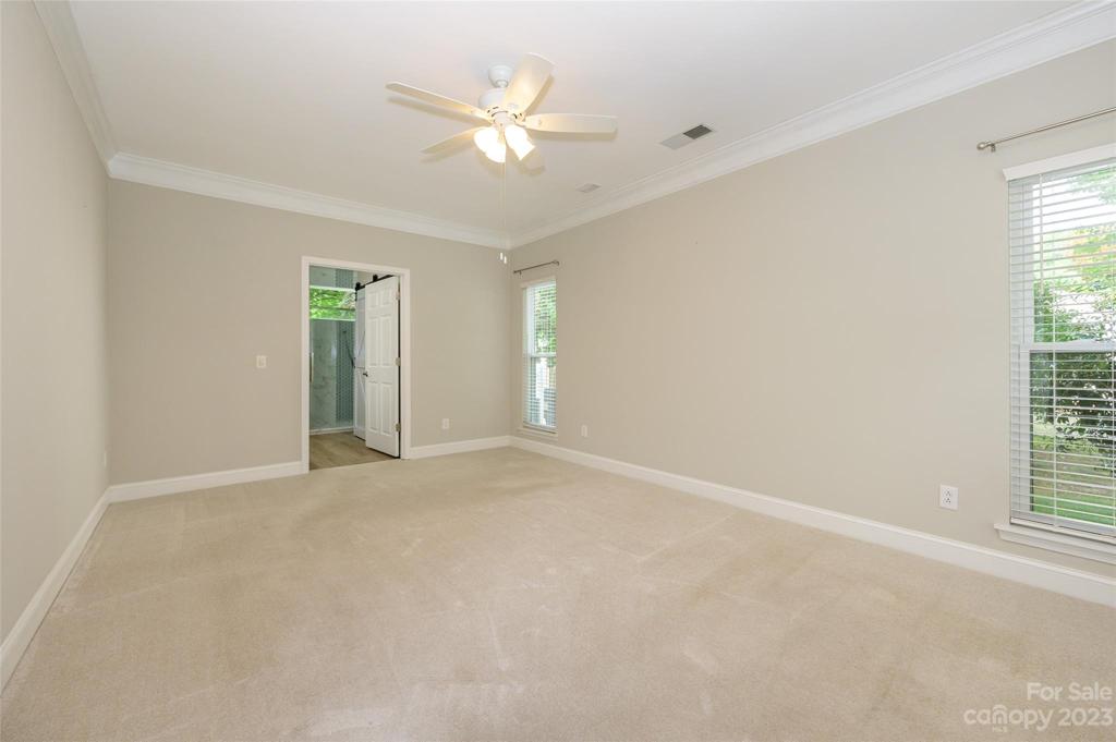 Primary bedroom on main level.