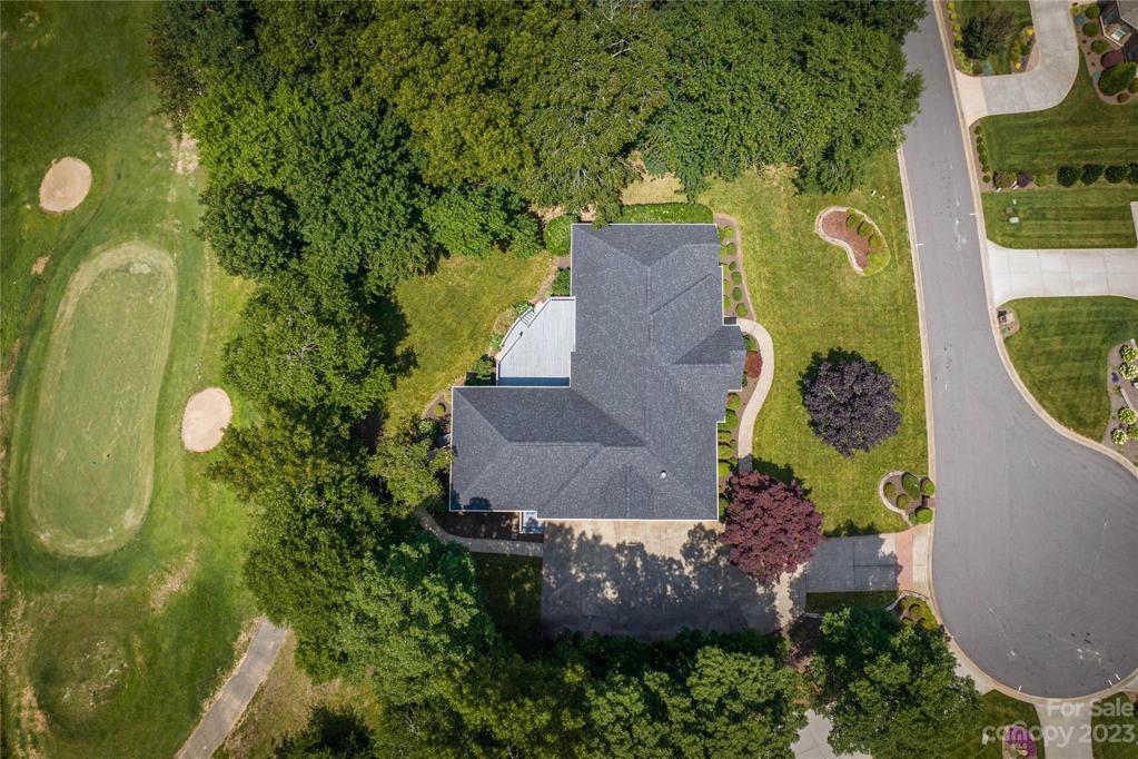 Aerial End of Cul-de-sac Side View