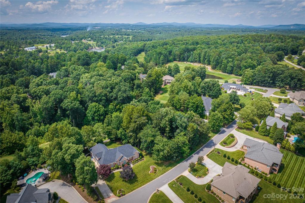 Aerial Side Front View