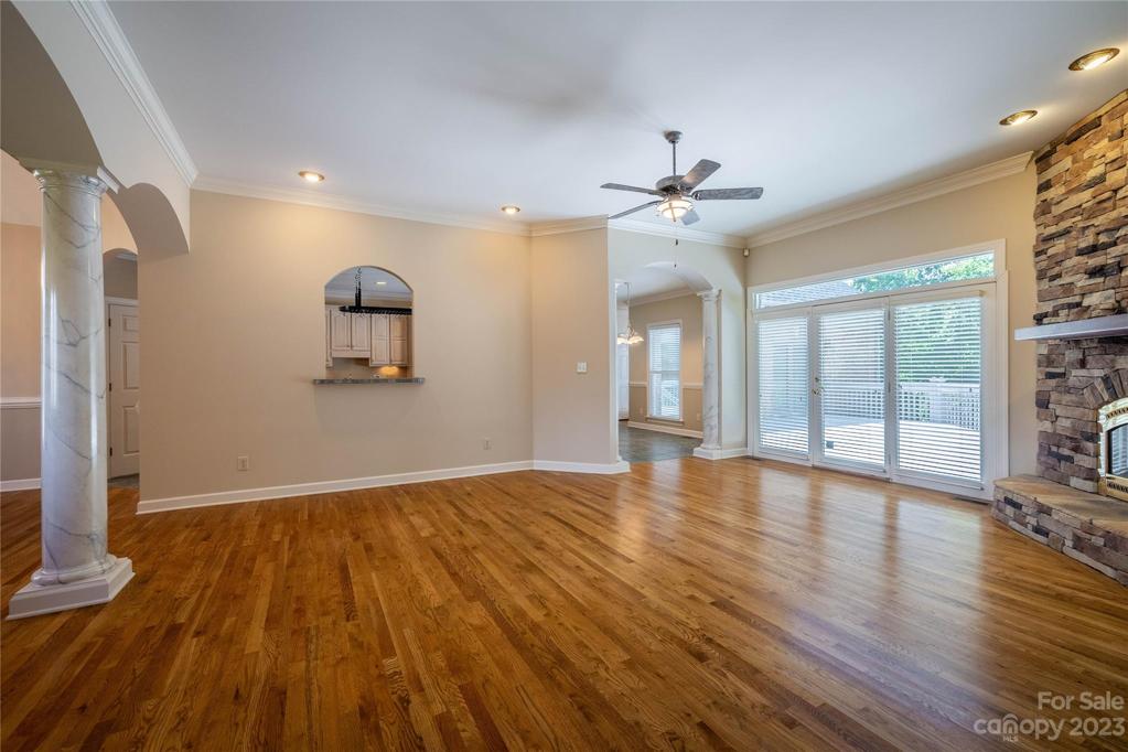 Family Room Kitchen/Breakfast Area View