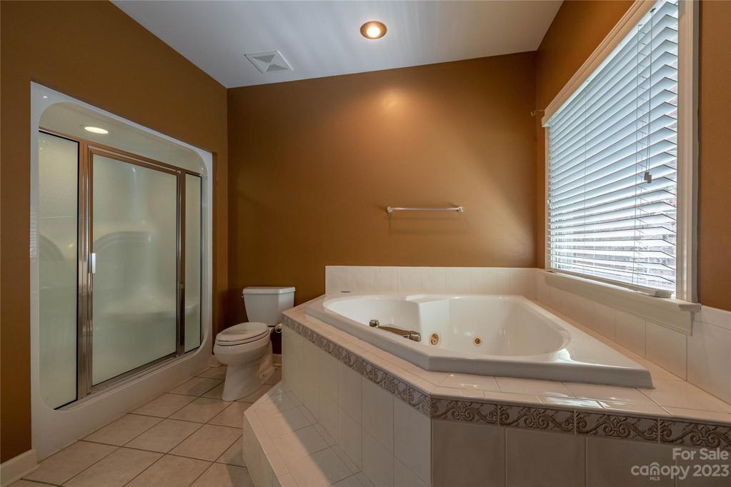 Primary Bath/Jacuzzi Tub/Shower View