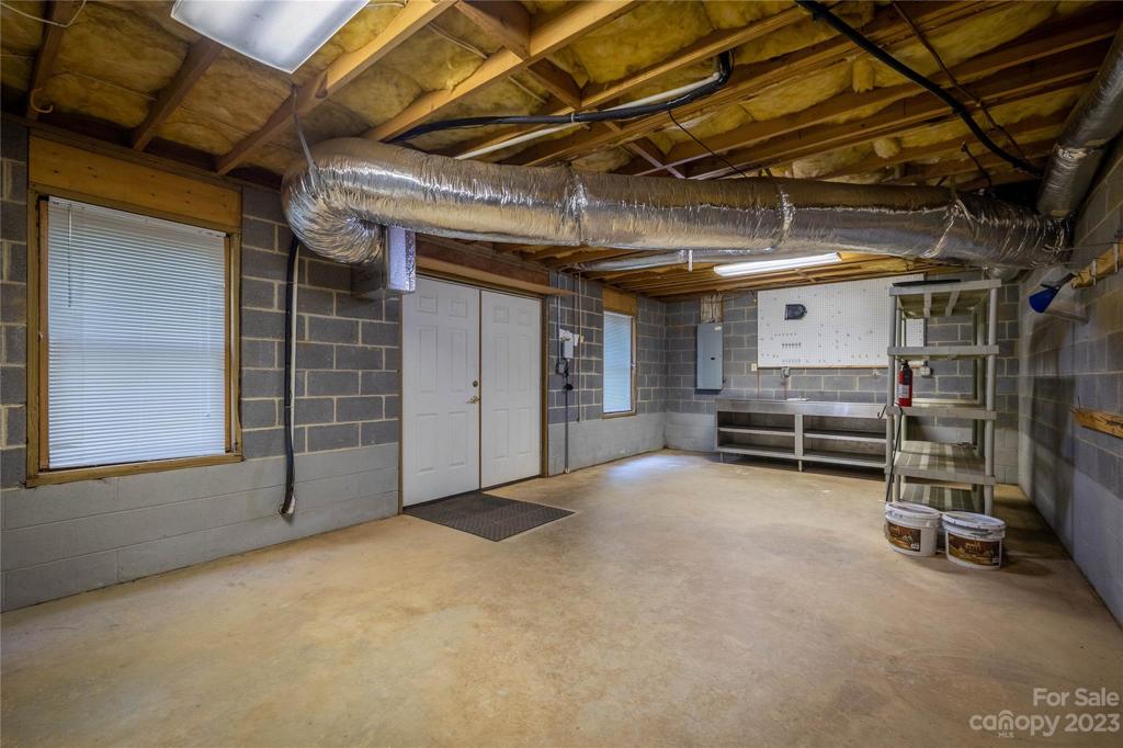 Exterior Entry Basement Storage/Workshop View