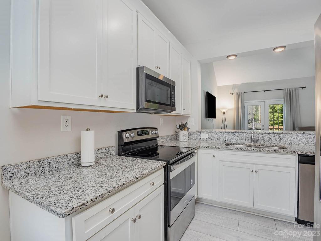 Kitchen with counter space