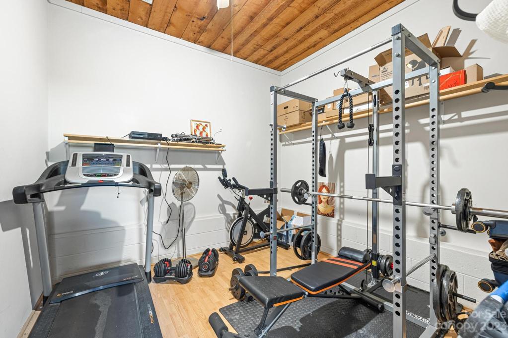 Exercise Room off of Flex Room