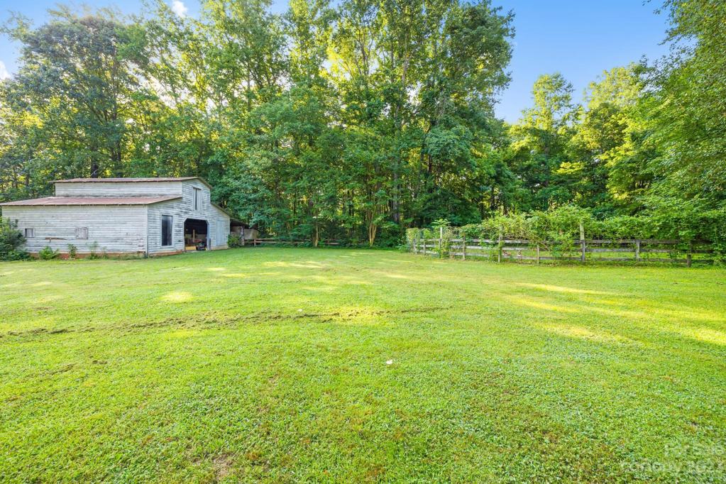 Barn with stalls and corral