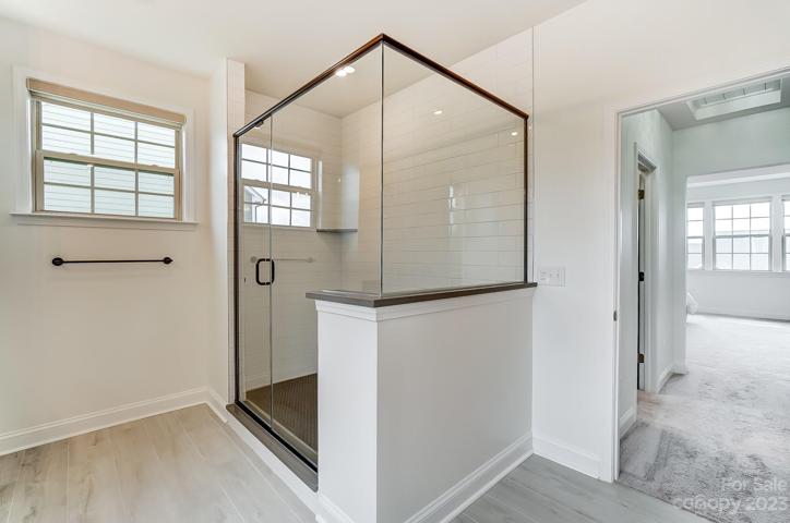 Large walk in shower
