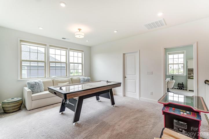 large, open loft area. Perfect for game room!