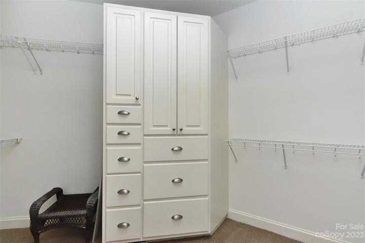 Added cabinetry in primary closet.