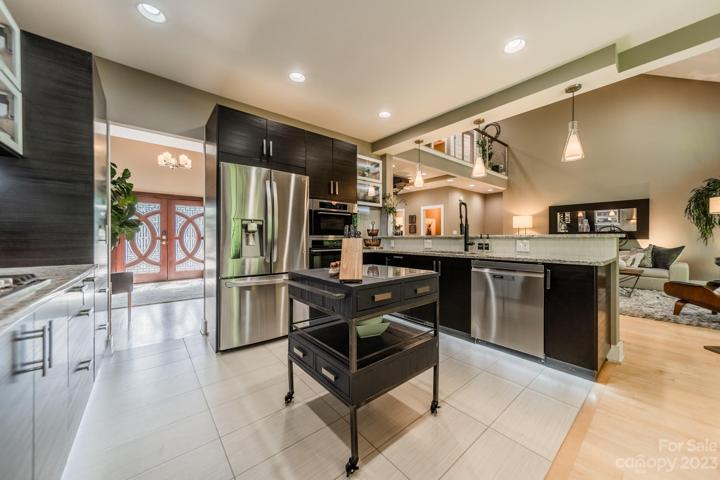 Open concept kitchen