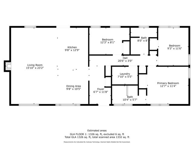 Dream single story house plans maximizes square footage while creating natural flow from room to room. Take advantage of an open concept with an open kitchen and living room. The hardwood floors connect 3 bedroom, 2 bath home with separate dedicated laundry room.
