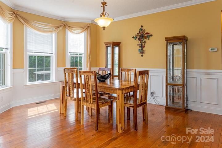 Formal Dining area, custom details throughout.