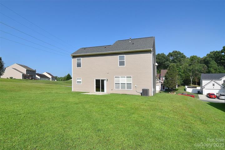 Additional view of back yard.
