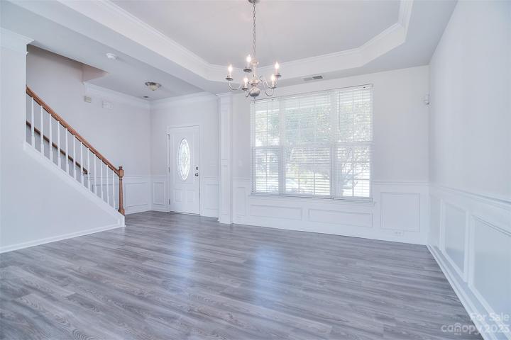 This foyer will welcome your guests elegantly.