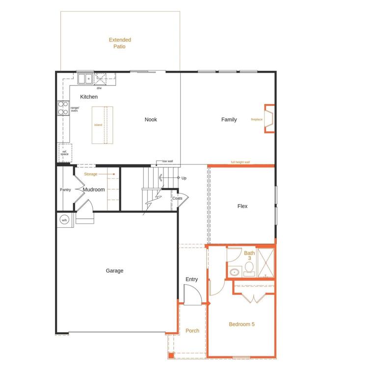 1st floor layout