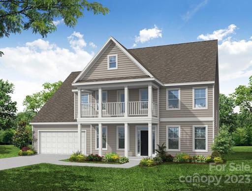 Homesite 140 will feature a Roanoke E floorplan with front-load garage