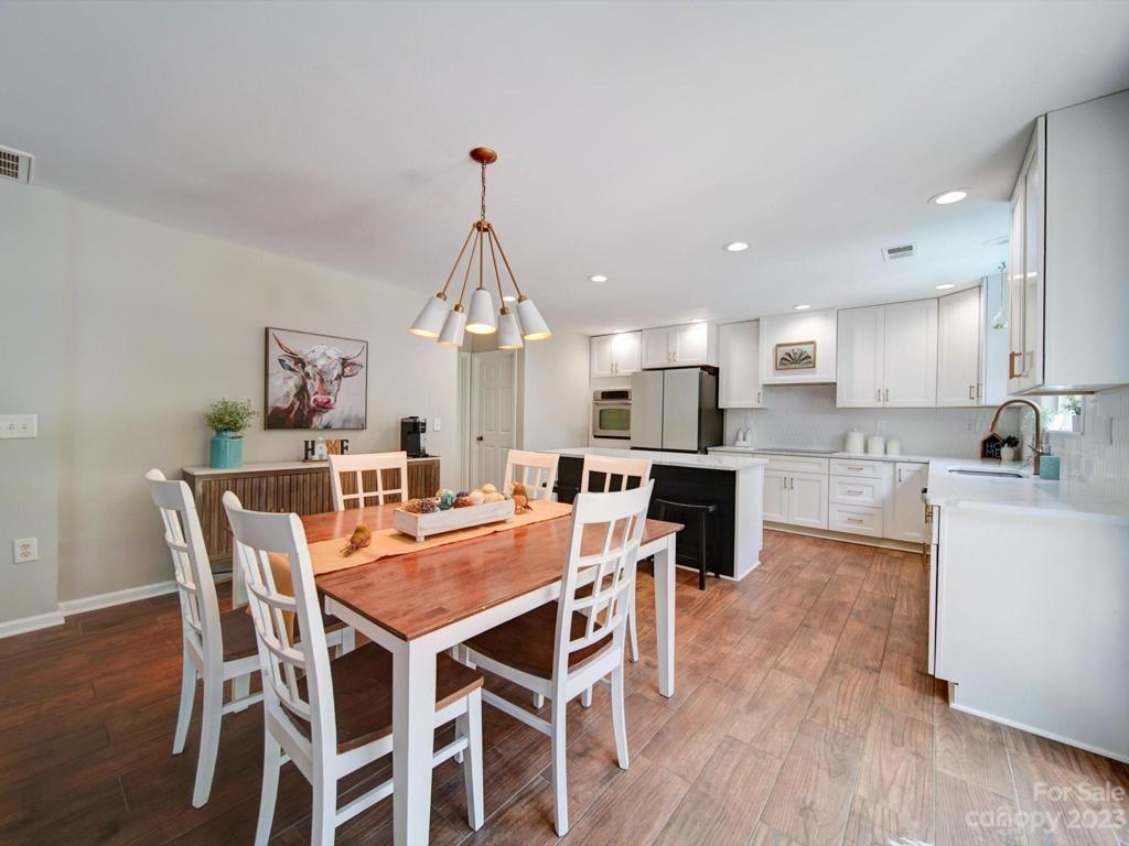 Updated lighting and wide open spaces to entertain your guests