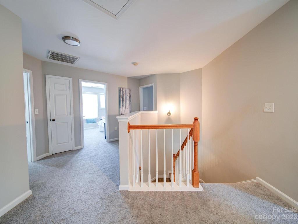 Upstairs landing is spacious and inviting!