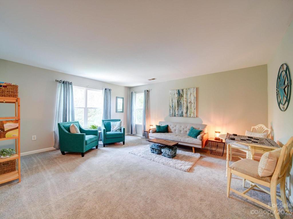 This room could be framed in to form another bedroom or a more soundproof media space.