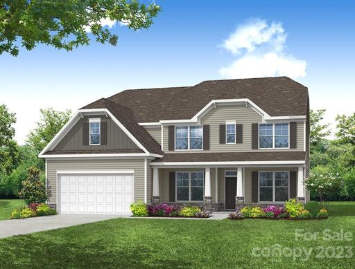 Homesite 143 Features a Charleston C floorplan with front-load garage