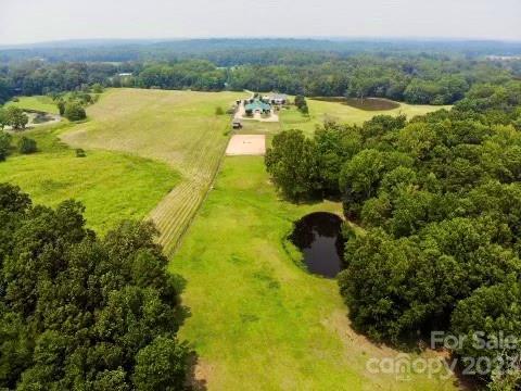 Aerial view from back of property.