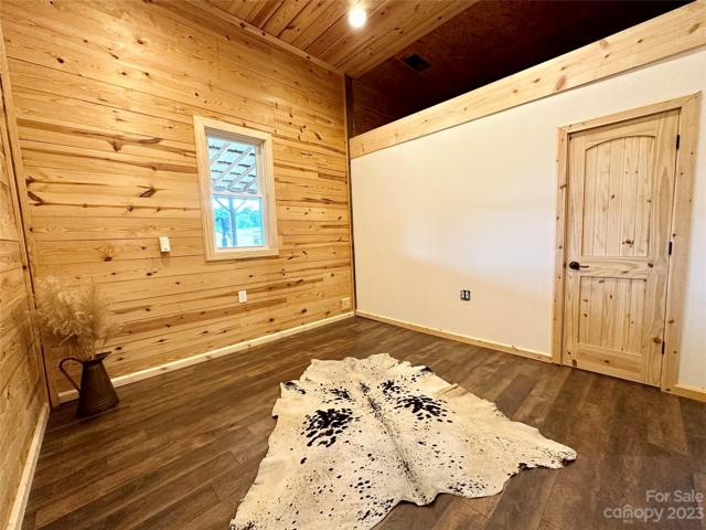 Beautifully redone bedroom with loft area for additional storage.