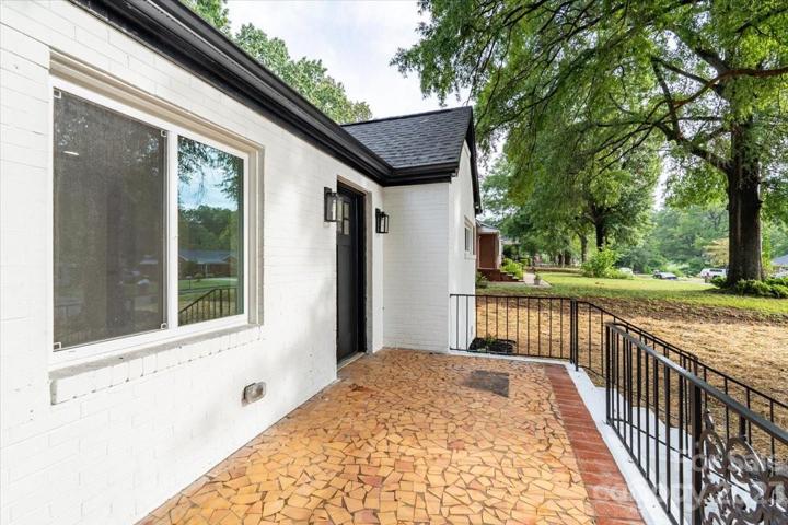 Generously-sized rocking chair front porch!