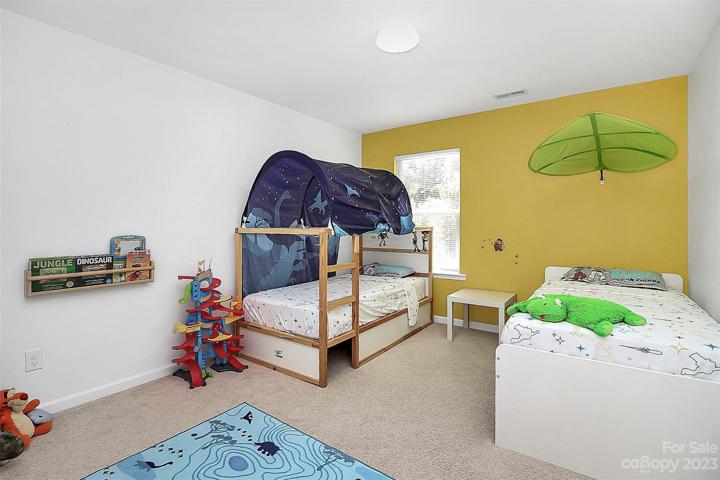 Bedroom 3 upstairs also has plenty of closet space.  Yellow not your shade?  You pick, we paint.