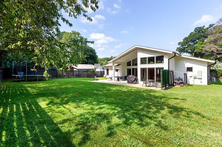 Large backyard