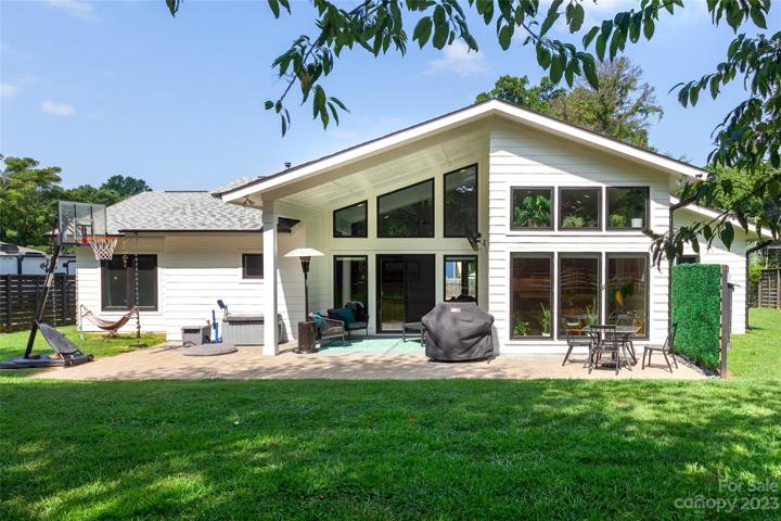 Large backyard