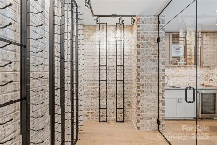 Lower Level Walk-in Wine Storage