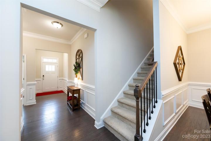 Entry way & stairs to second level