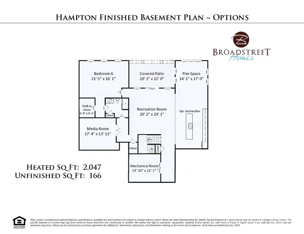 Hampton Basement Plan