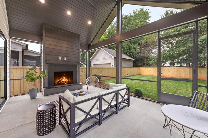 Screened in back porch
