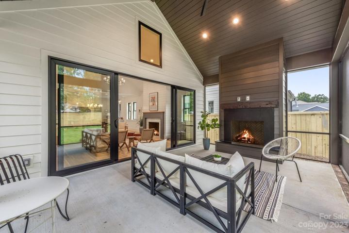 Screened in back porch