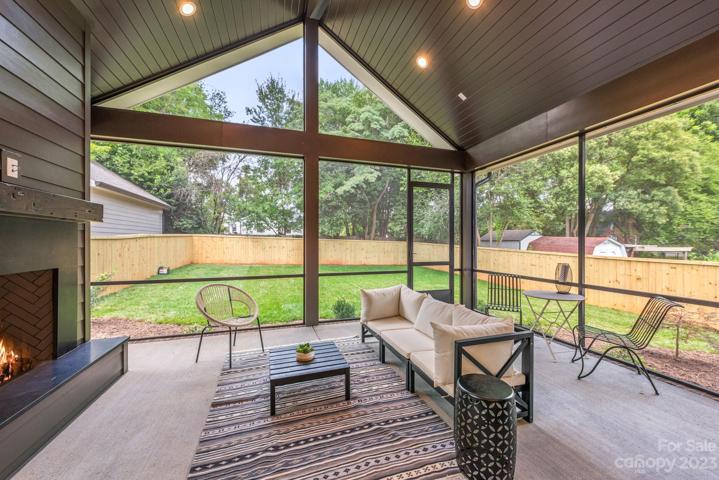Screened in back porch