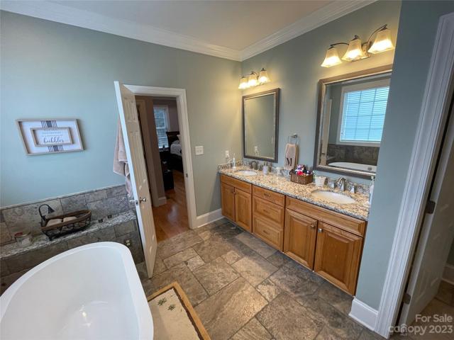 Master ensuite with view to the bedroom.
