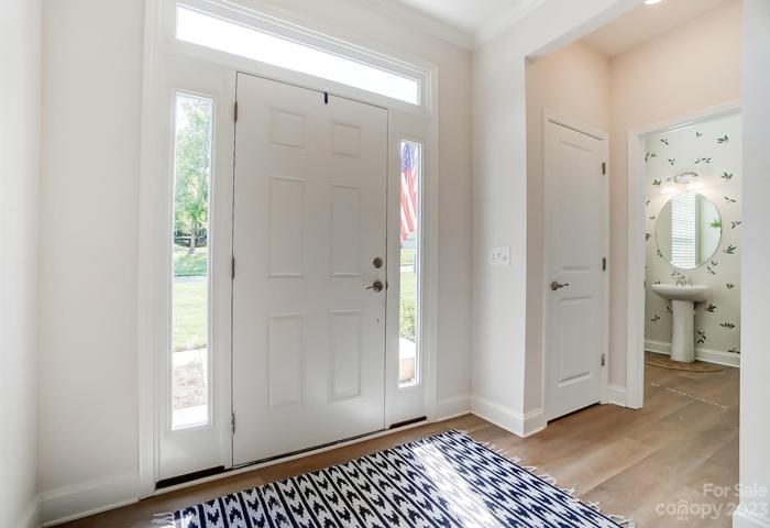 Half Bath and Entry Way