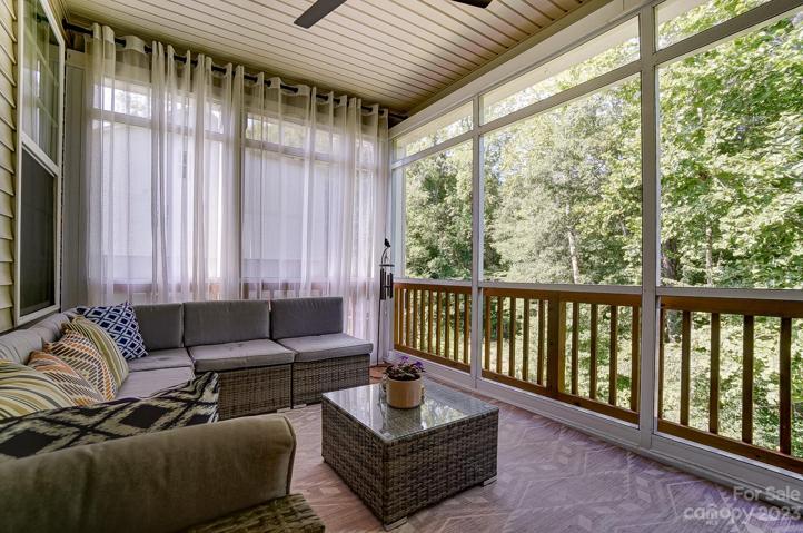 Main level screened in porch