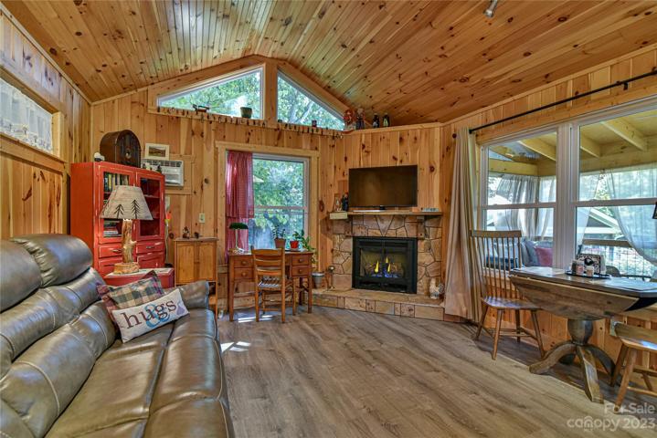 Guest cabin living room
