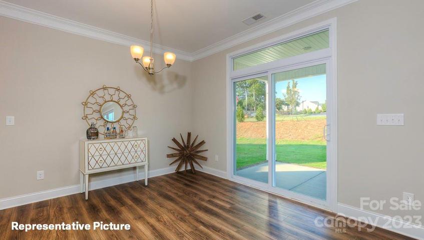 Breakfast Area with Sliding Door to patio