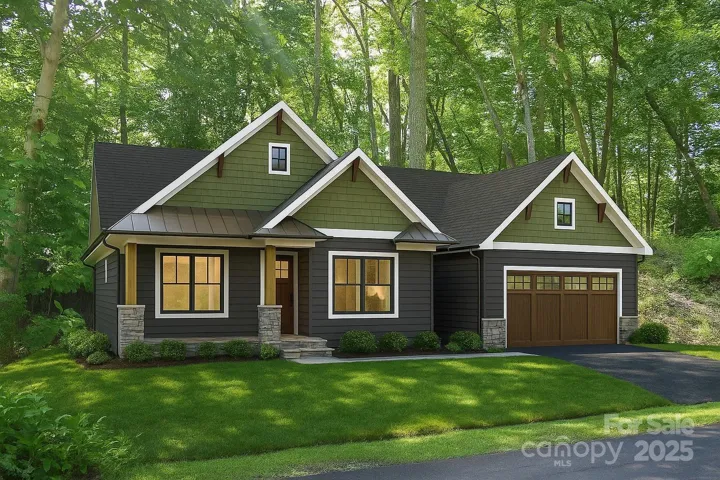 AI Generated Rendition of a Home on the Lot