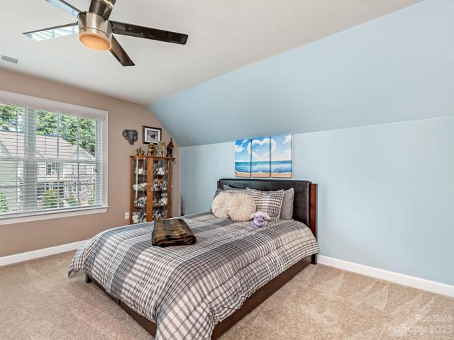 3rd Flr - Bedroom (6) w/ceiling fan (faces side of house)