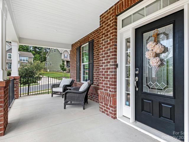 View of front porch